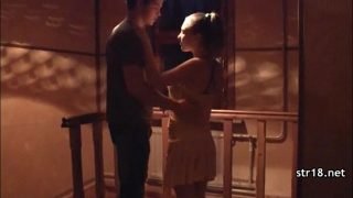 Young couples first time on video a hot romance with cute babe